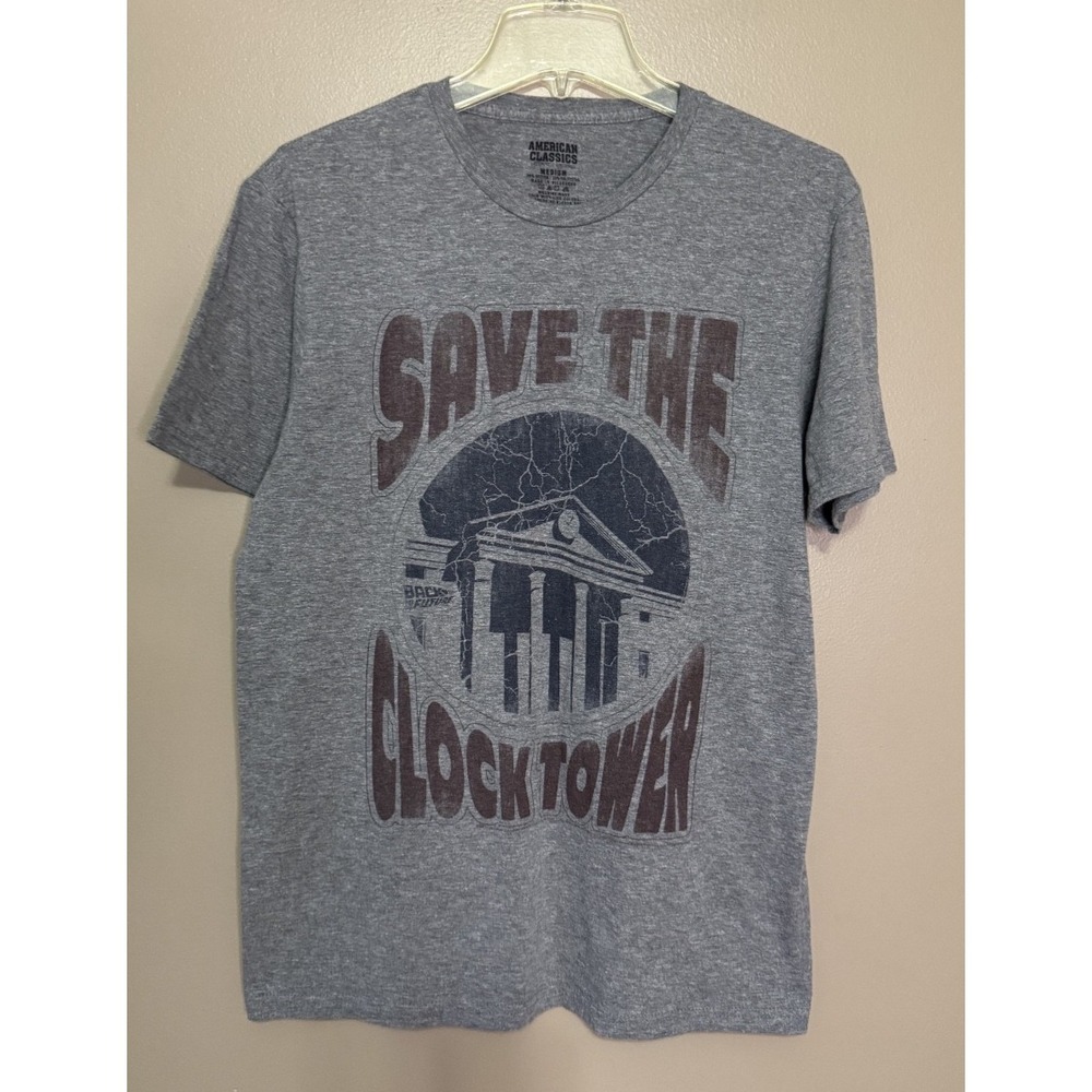 Back to the Future "Save the Bell Tower" Tshirt Size M